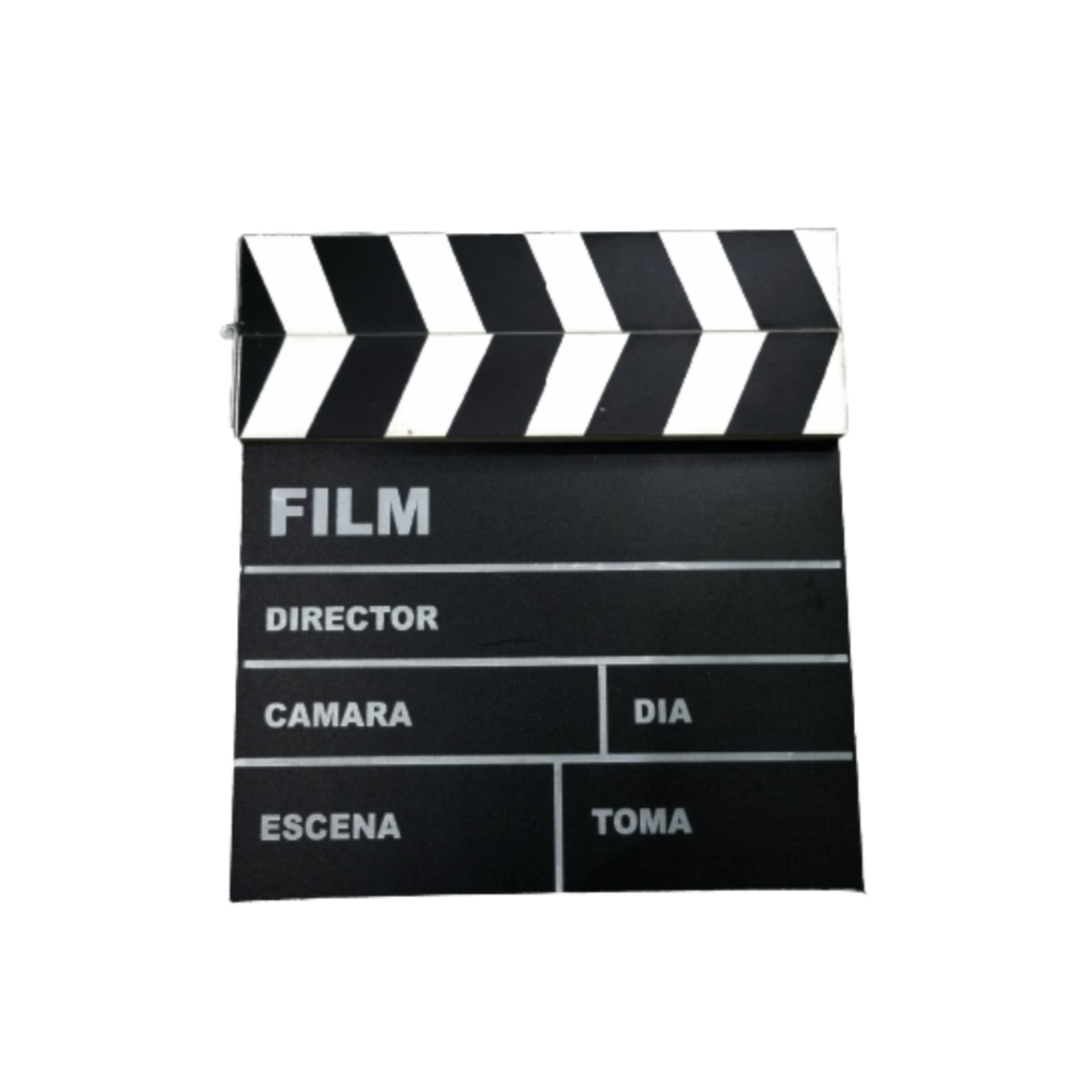 Claqueta Cine Director doble faz 20x22cms - Luis Cortez